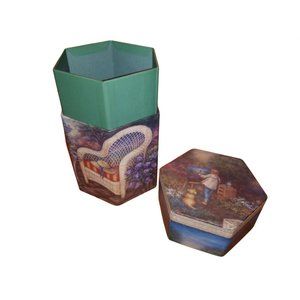 Bobs Boxes Candle Box Primatives Art by Karen Hillard Crouch Giftbox 7x5